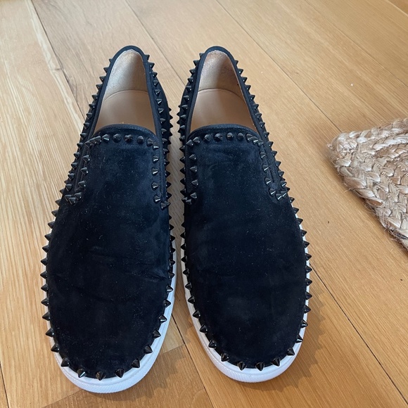 Christian Louboutin Other - Christian Louboutin Roller Derby Suede Sneakers